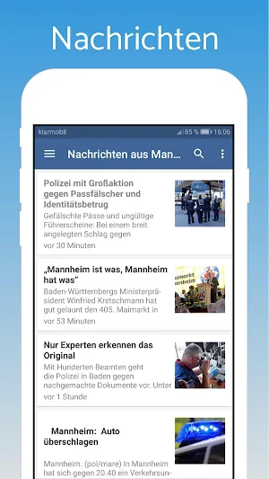 Mannheim Aktuelle Nachrichten Screenshot 1