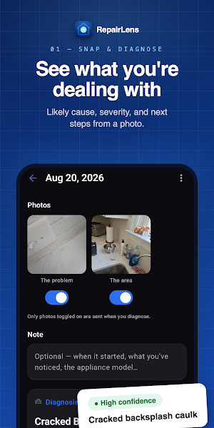 RepairLens: Home Repair AI Screenshot 0