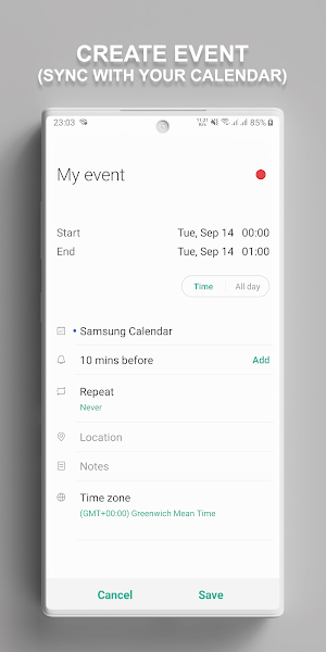 Calendar for Edge Panel Screenshot 3