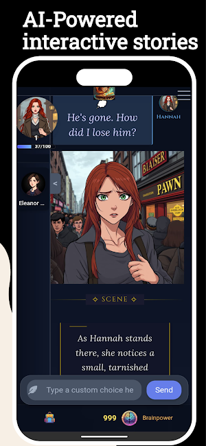 LoreBrain: AI Stories You Play Screenshot 0