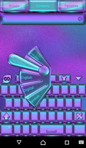 Neon Go Keyboard theme Screenshot 0