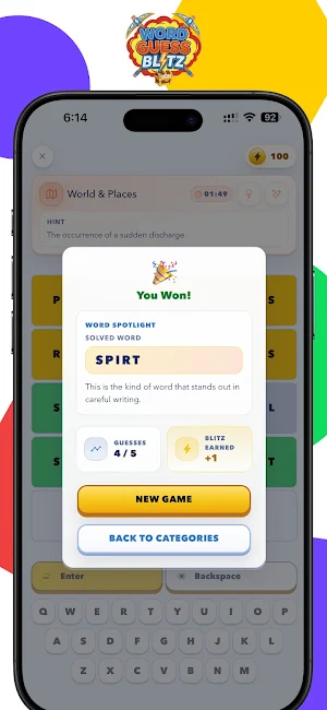 Word Guess Blitz: Word Game Screenshot 1