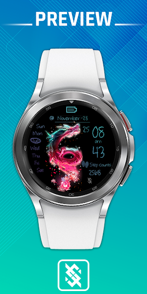 BFF42 - Neon Art Dragon Flower Screenshot 0