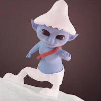 Dancing Smurf Cat