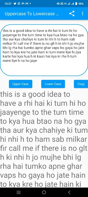 Uppercase  to lowercase Letter Screenshot 3