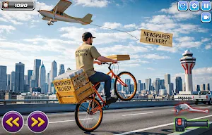 Newspaper Delivery Boy Game 3d Screenshot 3