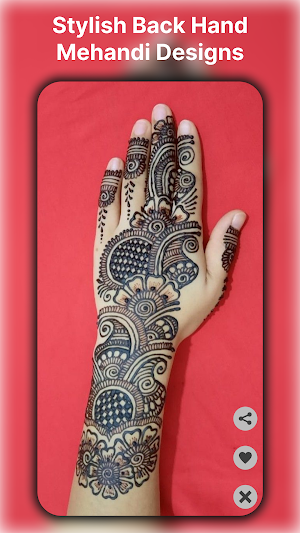 Simple Weeding Mehndi Design Screenshot 2