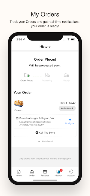Elevation Burger VA Screenshot 2