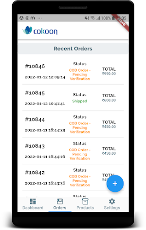 Cokoon Seller Screenshot 1