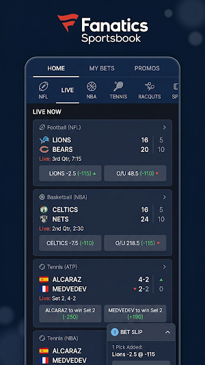 Fanatics Sportsbook App Screenshot 2