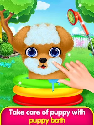 Cute Puppy Day Care Routine - pet vet salon Screenshot 1