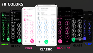THEME i 8 BLACK PINK EXDIALER Screenshot 0