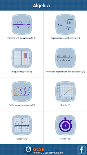 GCSE Maths Algebra Revision LE Screenshot 0