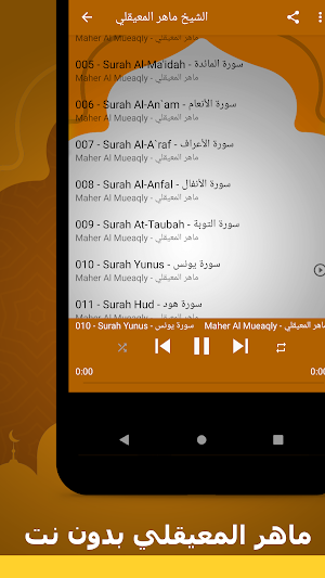 ماهر المعيقلي قرآن بدون نت Screenshot 3