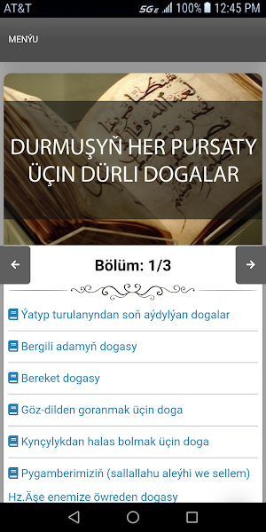 Haýyrly Dogalar Kitaby Screenshot 3