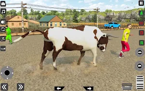 Angry Bull Animals Game 3D Screenshot 1