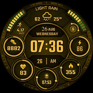 Sci Fi Tactical Watch Face Screenshot 1