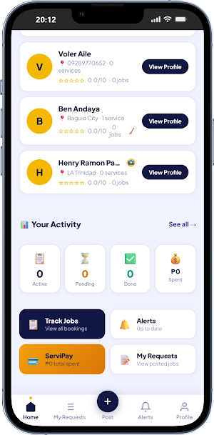 ServiApp Screenshot 1