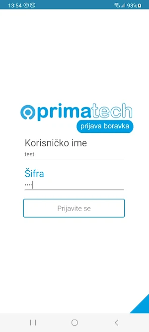 Prijava boravka Screenshot 0