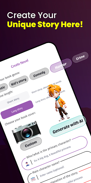 AI Story Writer & Novel Maker Screenshot 2