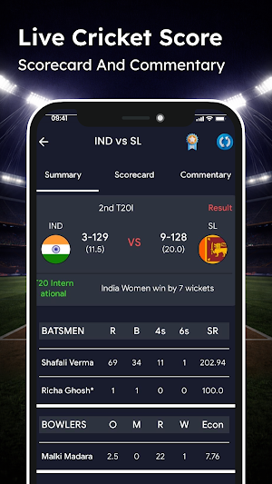 Live Cricket TV HD Streaming Screenshot 2