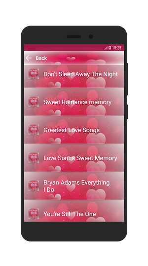 Love Songs Evergreen Hits Screenshot 1