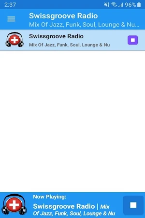 Swissgroove Radio App Screenshot 0