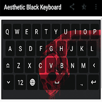 Aesthetic Black Keyboard Theme