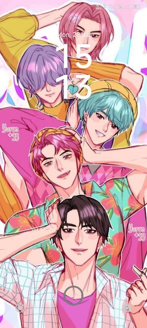 Kpop Saja Boys Wallpaper Screenshot 1