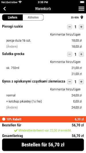 Capital Pizza Screenshot 1