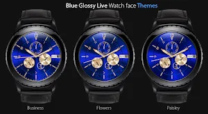 Blue Glossy Watch Screenshot 3