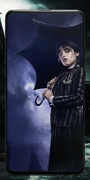 Wednesday Addams Wallpaper 4K Screenshot 2