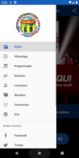 Rádio Web Missão Admuc Screenshot 1
