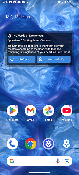 Words of Life with Widget Screenshot 0