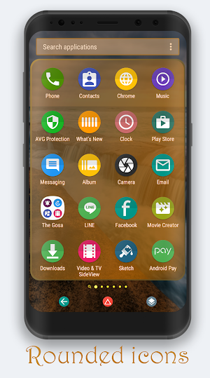 pacific ocean | Xperia™ Theme - rounded corners Screenshot 2