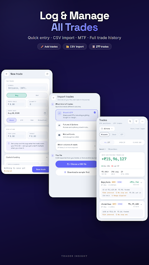 Trader Insight: Trade Journal Screenshot 1