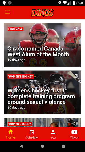 UCalgary Dinos Screenshot 0