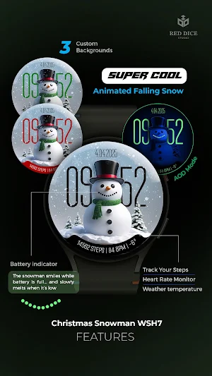 Reddice Christmas SnowMan WSH7 Screenshot 1