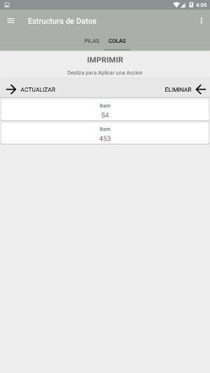 Estructura de Datos Screenshot 1