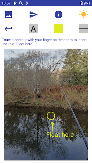 Highlight on the photo and send - easy and quickly Screenshot 2