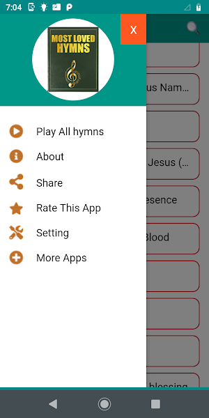 Most Loved Hymns audio offline Screenshot 3