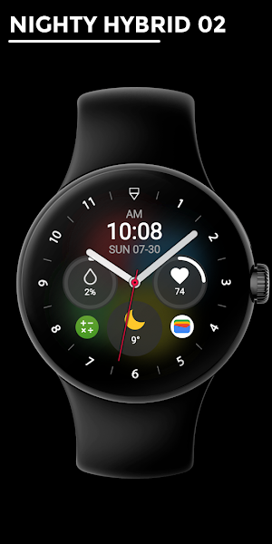 Nighty Hybrid 02 - watch face Screenshot 0