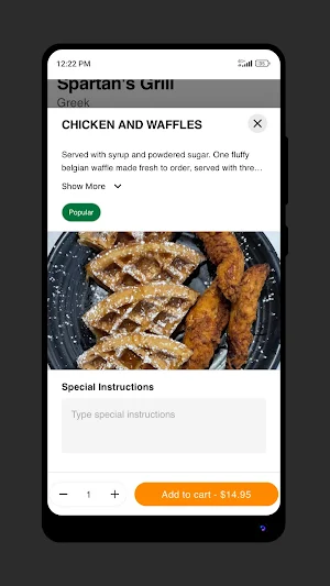 Spartan's Grill Screenshot 2