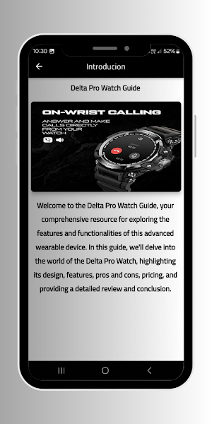Delta Pro Watch Guide Screenshot 1