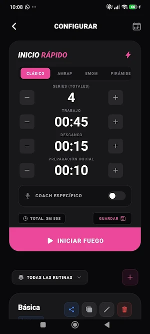 CronoForce - HIIT y Rutinas Screenshot 3