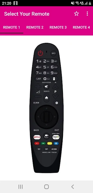 Webos TV Remote Screenshot 0
