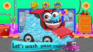 Girl Cars Wash Garage & Hills Ride for Preschooler Screenshot 0