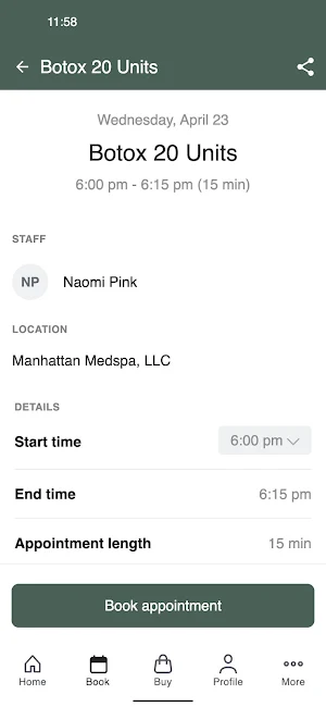 Manhattan Medspa Screenshot 2