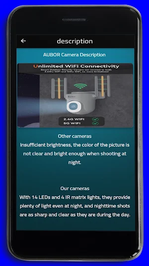 AUBOR Camera Guide Screenshot 1
