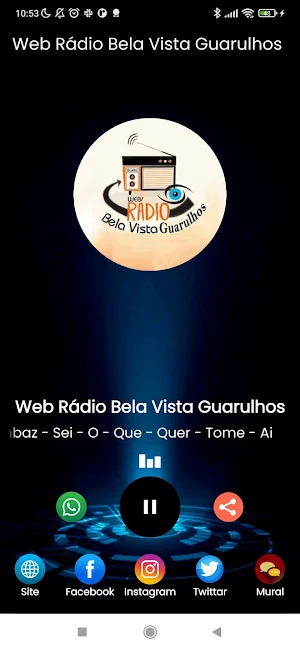Web Rádio Bela Vista Guarulhos Screenshot 3